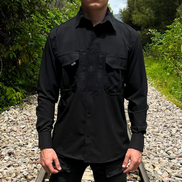 Camisa Táctica KORAZA Presidencial - Ripstop Milimetrado Stretch